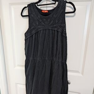 Joe Fresh Gray Sleeveless Sheath Mini Dress